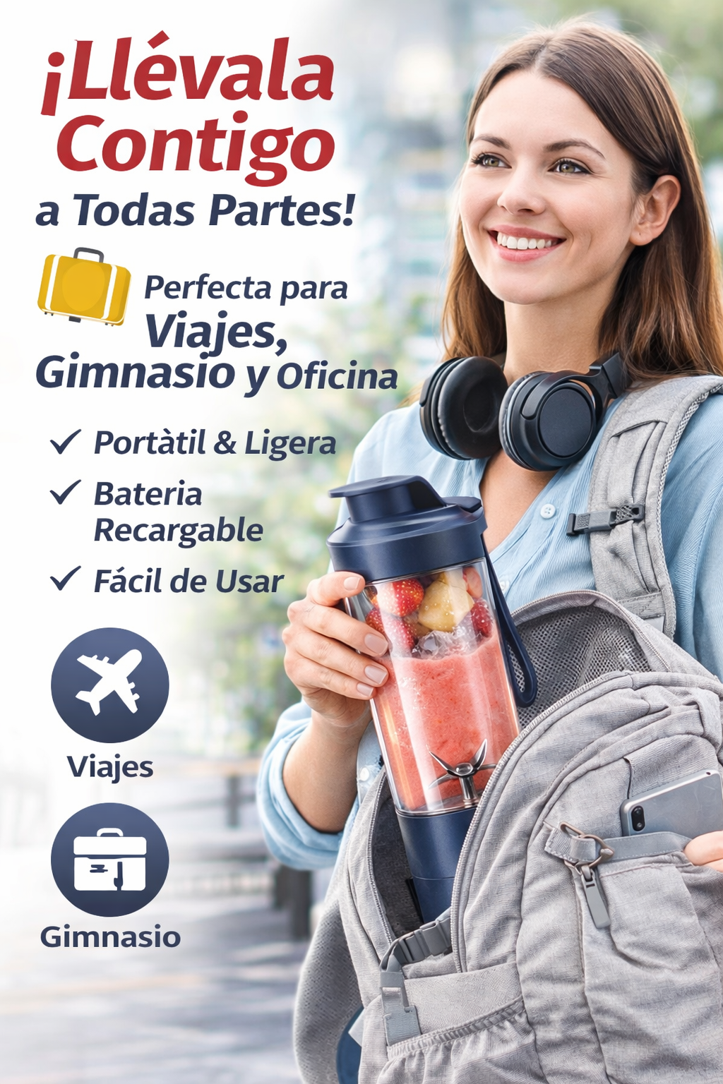 Batidora Portátil USB